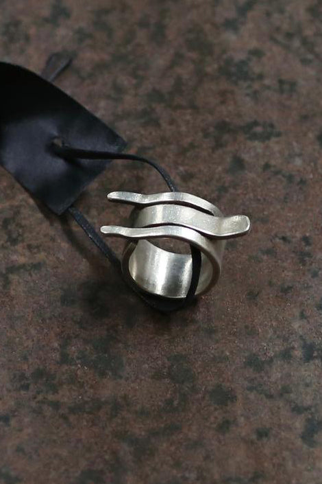 BORIS BIDJAN SABERI 925 Sterling Silver Ring BRIDLE RING